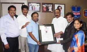 Donated his blood 114 times in Chiranjeevi blood bank