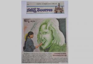 Dr. APJ Abdul Kalam painting in 84 minutes